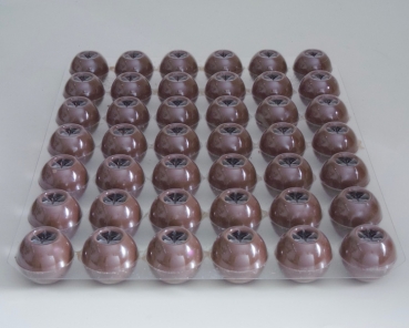 3 - set - Mega Truffle hollow shells milk - praline shells at sweetART-1
